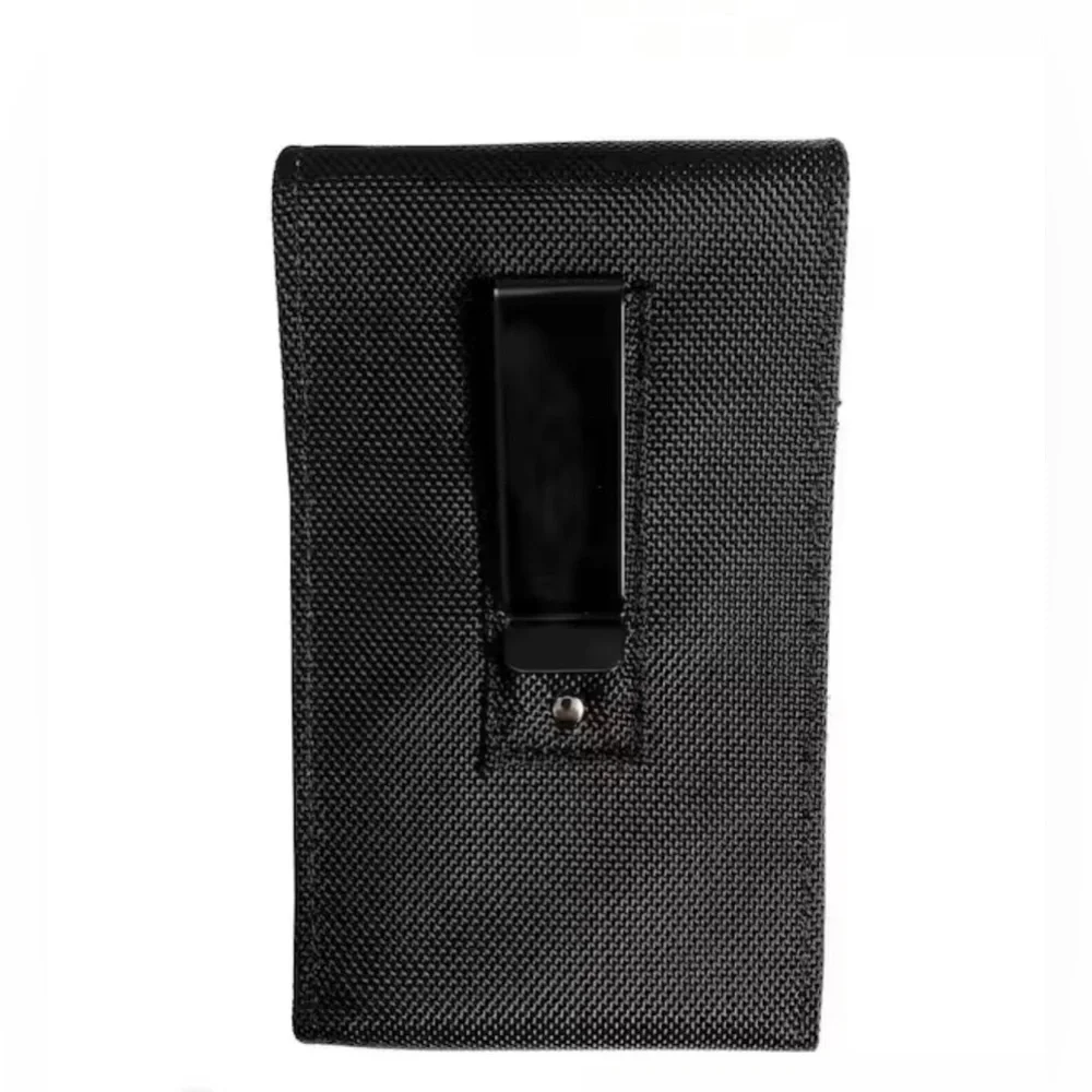 Men's Orange Phone Wallet Belt Clip - Secure Carry